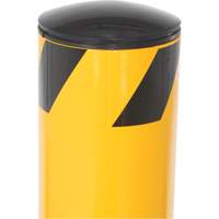 Bollard, Steel, 42" H x 5-1/2" W, Yellow TGS INDUSTRIEL