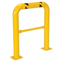 High Profile Machinery Guards, 3' W x 3.5' H, Yellow TGS INDUSTRIEL