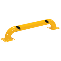 Low Profile Rack Guards, 4' W x 0.75' H, Yellow TGS INDUSTRIEL