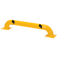 Low Profile Rack Guards, 4' W x 0.75' H, Yellow TGS INDUSTRIEL