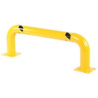 Low Profile Rack Guards, 4' W x 1.4' H, Yellow TGS INDUSTRIEL