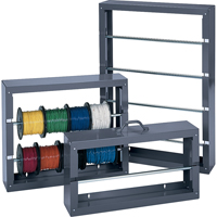 SUPPORT BOBINES DE FILMETALLIQUE (2 TIGES), De base, 6" la x 26-1/8" p x 21-1/2" h TGS INDUSTRIEL