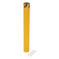 Pour-In-Place Bollards, Steel, 36-1/2" H x 5-9/16" W, Yellow TGS INDUSTRIEL