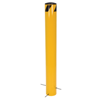 Pour-In-Place Bollards, Steel, 36-1/2" H x 5-9/16" W, Yellow TGS INDUSTRIEL