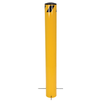 Pour-In-Place Bollards, Steel, 36-1/2" H x 5-9/16" W, Yellow TGS INDUSTRIEL