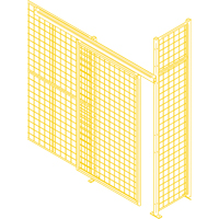 Composantes pour partitions & cloisons grillag&eacute;es - Quincaillerie TGS INDUSTRIEL