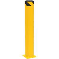 Safety Pipe Bollard, Steel, 42" H x 6-5/8" W, Yellow TGS INDUSTRIEL