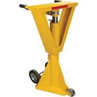 100,000 lbs. Static Capacity Ratchet Beam Trailer Jack, 20 tons Lift Capacity TGS INDUSTRIEL