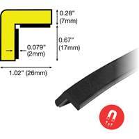 Magnetic E Profile Magnetic 1M Corner Protection Bumper Guard TGS INDUSTRIEL