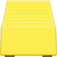 Cale de roue ultra-robuste pour l'exploitation mini&egrave;re Checkers Safety, PEHD, Jaune, 14-1/2" la x 17-1/2" p x 16" h TGS INDUSTRIEL