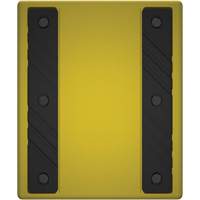 Cale de roue ultra-robuste pour l'exploitation mini&egrave;re Checkers Safety sans support, PEHD, Jaune, 14-1/2" la x 17-1/2" p x 16" h TGS INDUSTRIEL