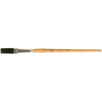 One Stroke Paint Brush, 1/2" Brush Width, Ox Hair, Wood Handle TGS INDUSTRIEL