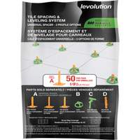 Cales d'espacement universelles Miracle Sealants Levolution TGS INDUSTRIEL