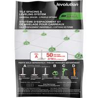 Cales d'espacement universelles Miracle Sealants Levolution TGS INDUSTRIEL