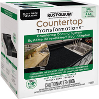 Countertop Transformations&reg; Fleck Countertop Coating System, 2.37 L, Kit, Black Fleck TGS INDUSTRIEL