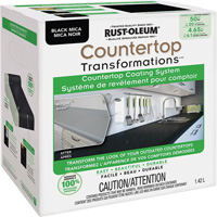 Countertop Transformations&reg; Mica Countertop Coating System, 1.42 L, Kit, Black Mica TGS INDUSTRIEL