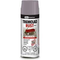 Tremclad&reg; Oil Based Rust Paint, Silver Aluminum, Gloss, Aerosol Can TGS INDUSTRIEL