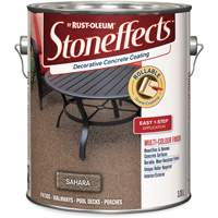 Rev&ecirc;tement de b&eacute;ton d&eacute;coratif Stoneffects, 3,78 L, Textur&eacute;, Beige TGS INDUSTRIEL