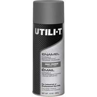 UTILI-T General Purpose Enamel Spray Paint, Grey Primer, 10 oz./283 g, Aerosol Can TGS INDUSTRIEL