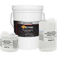 &eacute;poxy d&eacute;coratif 100 % de solides 6700, 3 gal., &eacute;poxy, Tr&egrave;s brillant, Gris TGS INDUSTRIEL