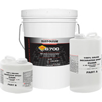 6700 100% Solids Decorative Epoxy, 3 gal., Epoxy-Based, High-Gloss, Clear TGS INDUSTRIEL
