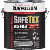 Rev&ecirc;tement d'acrylique SafeTex Easy-Tread, 1 gal., &agrave; l'eau, Fini mat profond/Textur&eacute;, Gris TGS INDUSTRIEL