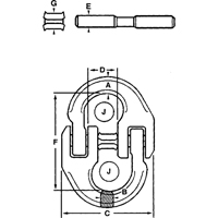 Alloy Connecting Links TGS INDUSTRIEL