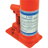 JHJ-5 Crics &agrave; bouteille pour usage tr&egrave;s intensif, 5 tonne(s), 15-3/8" Hauteur &eacute;lev&eacute;e TGS INDUSTRIEL