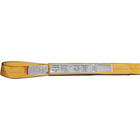 &eacute;lingues de levage en nylon, Pli Double, Oeillet double, Type 3, 3" la x 3' lo, Limite de charge verticale 8800 lb TGS INDUSTRIEL