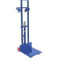 Gerbeur hydraulique &agrave; plateforme, M&eacute;canisme Pompe au pied, Capacit&eacute; de 400 lb, Levage max de 51-1/8" TGS INDUSTRIEL