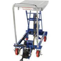 Pneumatic Hydraulic Scissor Lift Table, Steel, 32-1/2" L x 19-3/4" W, 1000 lbs. Cap. TGS INDUSTRIEL