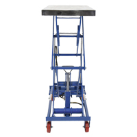 Pneumatic Hydraulic Scissor Lift Table, Steel, 35-1/2" L x 20" W, 800 lbs. Cap. TGS INDUSTRIEL