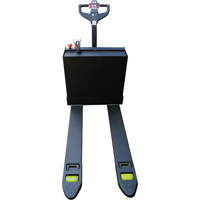 Transpalette &eacute;lectrique motoris&eacute; a/plateforme &agrave; conducteur debout, Capacit&eacute; 4500 lb, 48" lo x 30,25" la TGS INDUSTRIEL