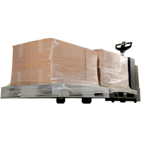 Transpalette &eacute;lectrique motoris&eacute; a/plateforme &agrave; conducteur debout, Capacit&eacute; 4500 lb, 96" lo x 30" la TGS INDUSTRIEL
