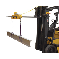 Forklift Lifting Beam, 7" x 2-1/2" Fork Pocket TGS INDUSTRIEL