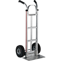 Knocked Down Hand Truck, Dual Handle, Aluminum, 48" Height, 500 lbs. Capacity TGS INDUSTRIEL