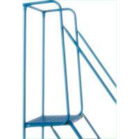 CSA-Certified Rolling Step Ladder with Locking Step, 14 Steps, 30" Step Width, 128" Platform Height, Steel TGS INDUSTRIEL