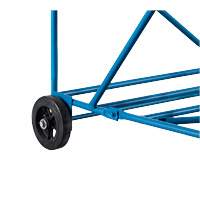 CSA-Certified Rolling Step Ladder with Locking Step, 14 Steps, 30" Step Width, 128" Platform Height, Steel TGS INDUSTRIEL