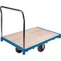 Heavy-Duty Platform Truck, 48" L x 24" W, 2000 lbs. Capacity, Rubber Casters TGS INDUSTRIEL