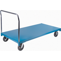 Heavy-Duty Platform Truck, 72" L x 36" W, 2000 lbs. Capacity, Rubber Casters TGS INDUSTRIEL