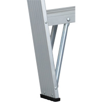 Commercial Duty Stepladders (2400 Series), 4', Aluminum, 225 lbs. Capacity, Type 2 TGS INDUSTRIEL