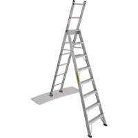 2700 Series Industrial Duty Multi-Way Ladders, 8', Aluminum, 250 lbs. Cap., ANSI 1, CSA 1 TGS INDUSTRIEL