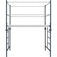 Accessoires pour &eacute;chafaudage - Poteau de garde-corps a/support, Poteau de garde-corps, 6" la x 56" h TGS INDUSTRIEL
