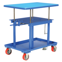 Hydraulic Lift Table, 24" L x 36" W, Steel, 2000 lbs. Capacity TGS INDUSTRIEL