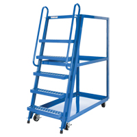 Chariot &agrave; cueillette, Acier, 27-7/8" la x 56-1/8" p, 3 tablettes, Capacit&eacute; 1000 lb TGS INDUSTRIEL
