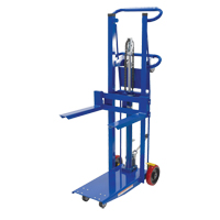 Platform Lift Stacker, Foot Pump Operated, 750 lbs. Capacity, 52" Max Lift TGS INDUSTRIEL