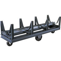 Chariot &agrave; berceaux, 96" lo x 28" la x 29" h, Capacit&eacute; de 10 000 lb, Roue Ph&eacute;nolique TGS INDUSTRIEL