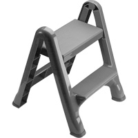 Folding Step Stool, 2 Steps, 19-1/2" x 20-1/2" x 22-3/4" High TGS INDUSTRIEL