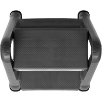 Folding Step Stool, 2 Steps, 19-1/2" x 20-1/2" x 22-3/4" High TGS INDUSTRIEL
