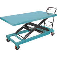 Table &eacute;l&eacute;vatrice robuste &agrave; ciseaux hydraulique, 63" lo x 31-7/8" la, Acier, Capacit&eacute; 1100 lb TGS INDUSTRIEL